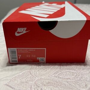Nike Red and White Shoe Box